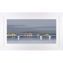 frederic print reflections framed boat
